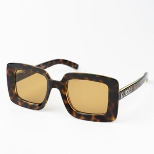 NEW Gucci GG1718S 002 Havana Brown Women Square Sunglasses GG 1718S